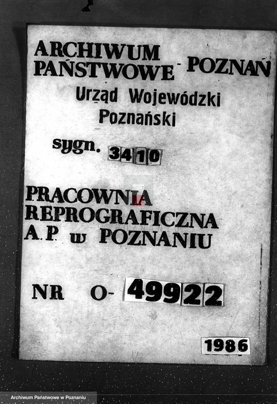 Obraz 1 z jednostki "Sprawa zmiany rodzaju użytków 5,06 ha gruntów leśnych w majątku Bogusławice /powiat koniński/ oraz zatwierdzenie projektu planu gospodarstwa leśnego"