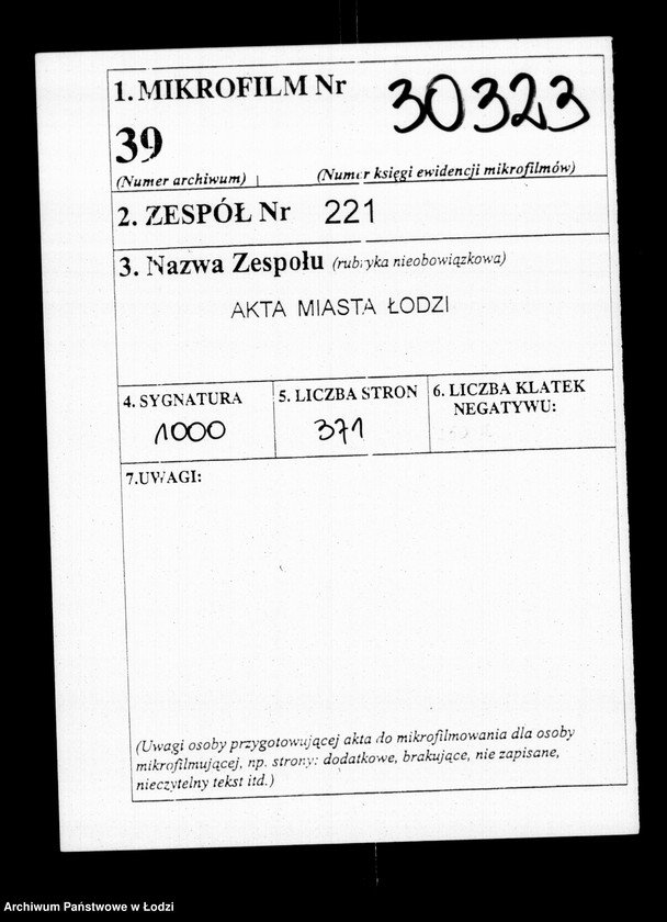 Obraz 1 z jednostki "Akta tyczące się podatku koszernego"