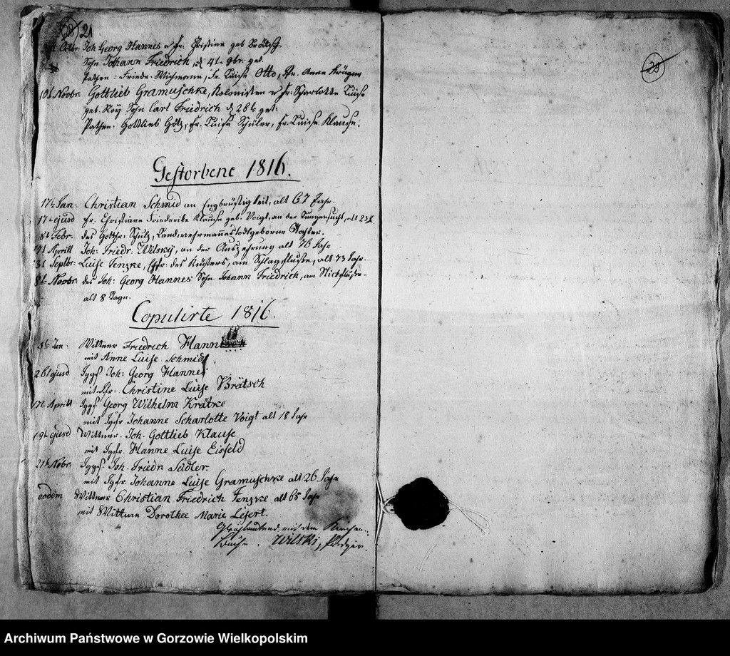 image.from.unit.number "Duplikate der Kirchenbücher von der Parochie Lossow: Raumerswalde (Roszkowice), Gerlachsthal (Gostkowice)"