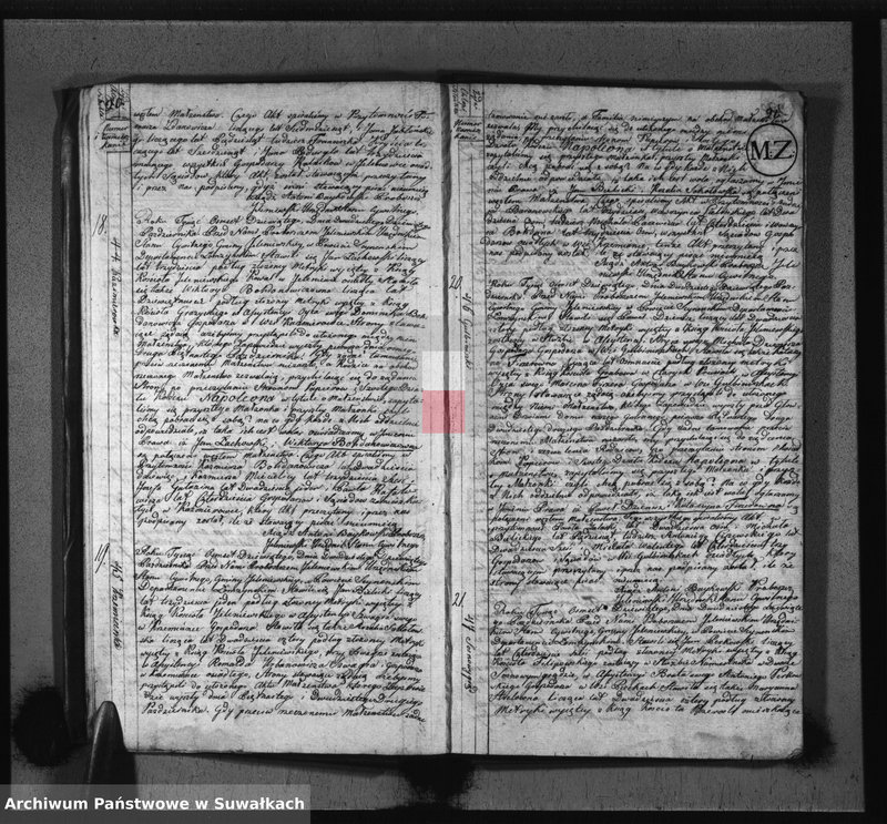 image.from.unit.number "Akta Małżeństwa Gminy Jeleniewskiey Na Rok 1809/10 od 1-o Maja"