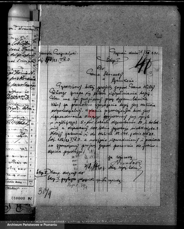 Obraz 7 z jednostki "Nadzór nad gospodarką w lasach majątku Osuch /Z. Busse/ w powiecie czarnkowskim"