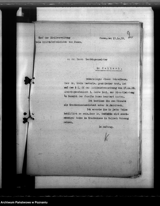 Obraz 5 z jednostki "Notdienstverpflichtung der Ärzte"