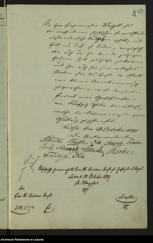 Obraz 17 z jednostki "[Die Anstellung des Oberbürgermeisters Weigelt]"