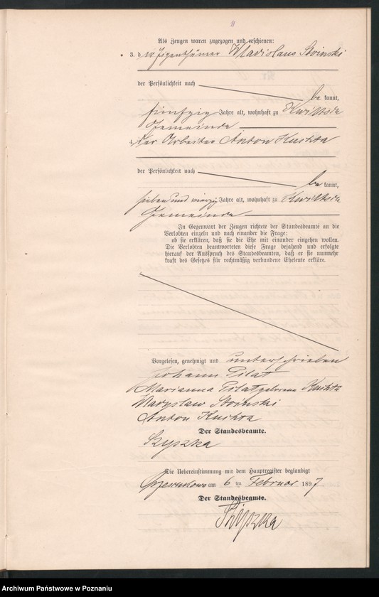 Obraz 13 z jednostki "Księga małżeństw"