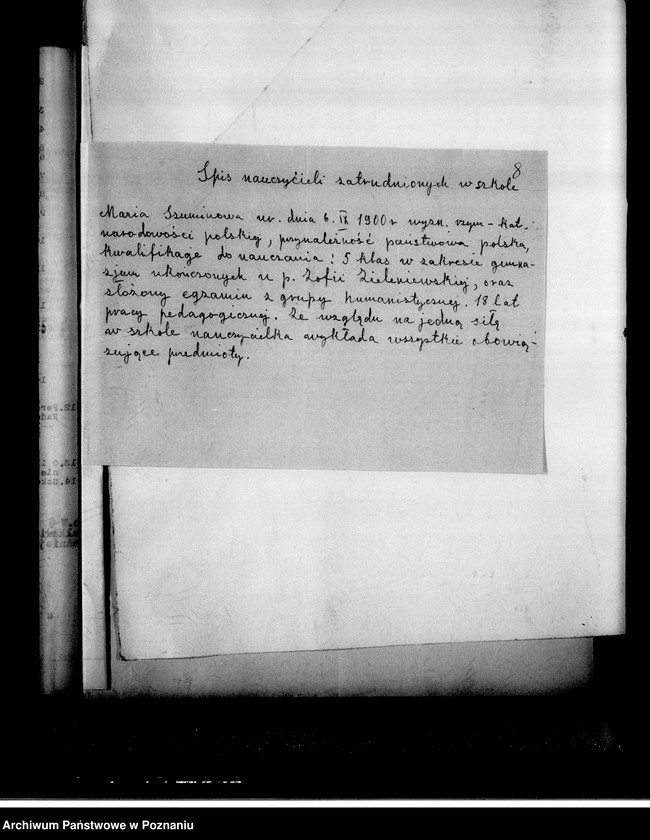 Obraz 12 z jednostki "Prywatna Szkoła Powszechna A. Wyganowskiej w Warszówce powiat Kalisz"