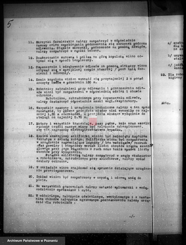 Obraz 9 z jednostki "Zatwierdzenie urządzenia odlewni żelaza Firmy Fr. Ciepliński i W. Chęciński w Poznaniu"