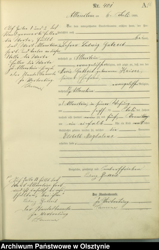 image.from.unit.number "Geburts-Haupt-Register Tom II,Nr 385 - 790"