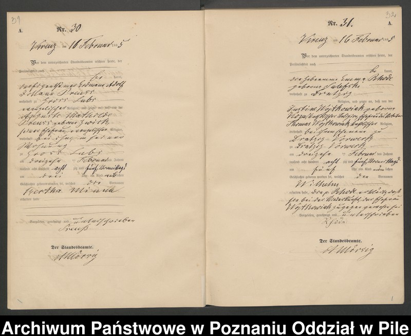 Obraz 19 z jednostki "Księga urodzeń"