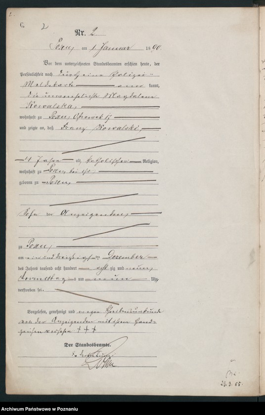 Obraz 5 z jednostki "Księga zgonów t. I"