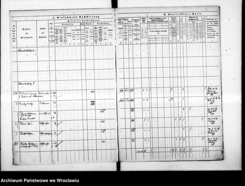 image.from.unit.number "Klassensteuerrolle nebst Eikommens - Nachweisung"