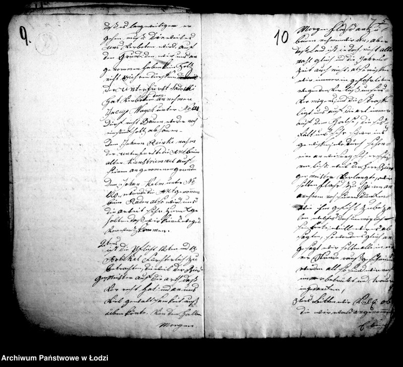 Obraz 10 z jednostki "Akta tyczące się budowy domów przez prządków"