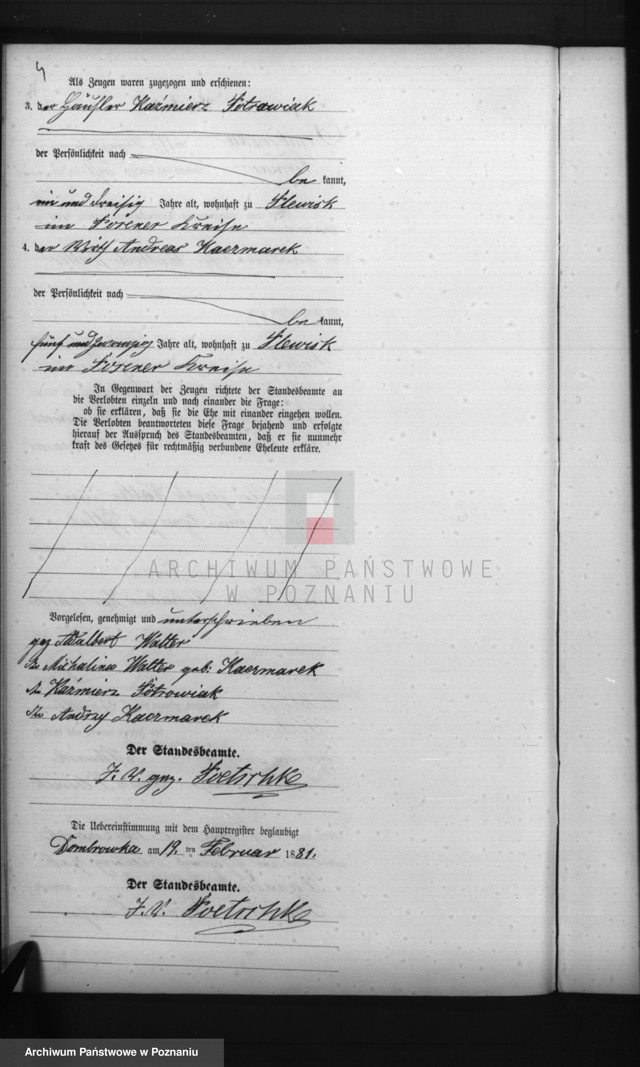 Skan z jednostki: Księga małżeństw