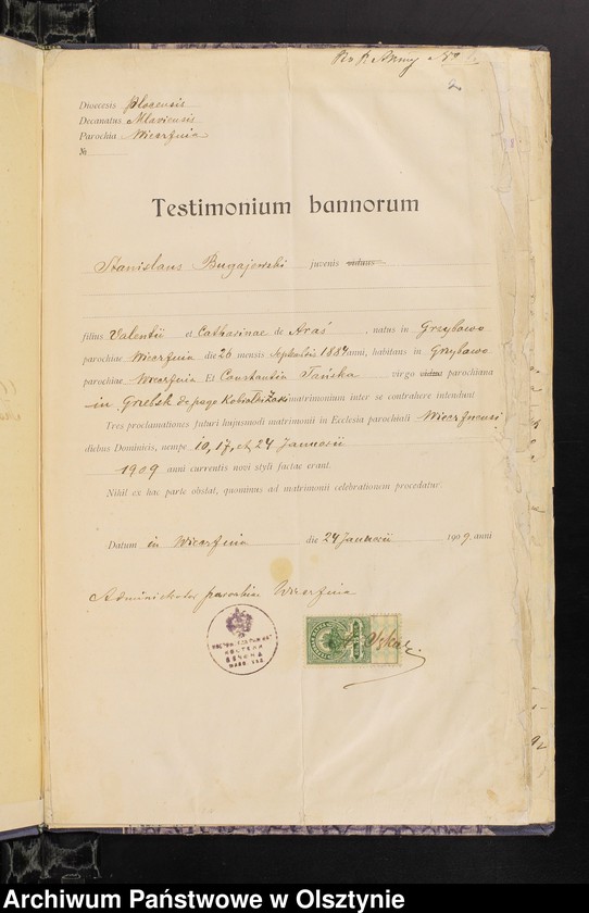 image.from.unit.number "[Annexa do ślubów z Parafii Grzebskiej za 1909 rok]"