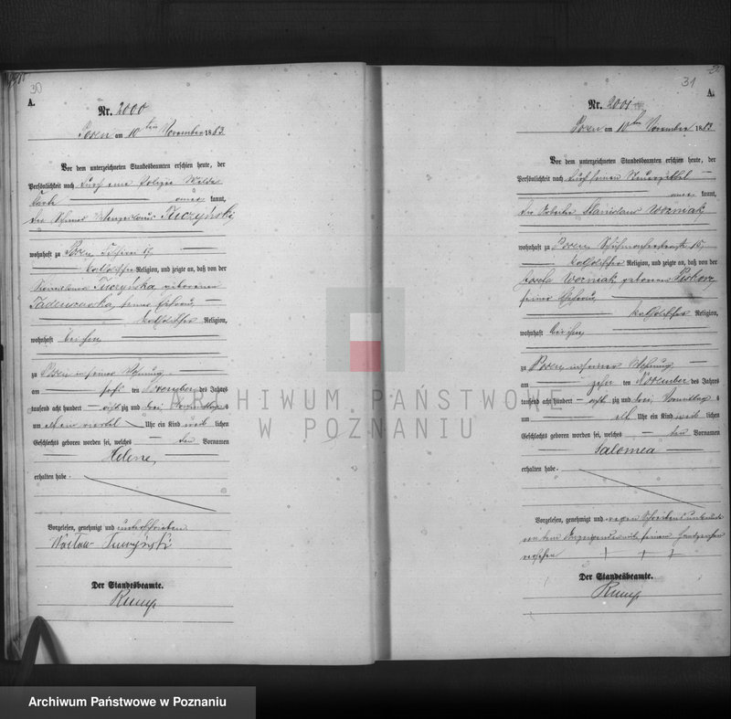 Obraz 17 z jednostki "Księga urodzeń t. V"