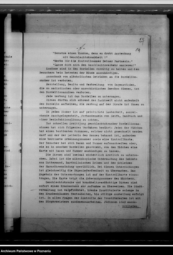 Obraz 18 z jednostki "Zarządzenia w sprawie zwalczania prostytucji i chorób wenerycznych"