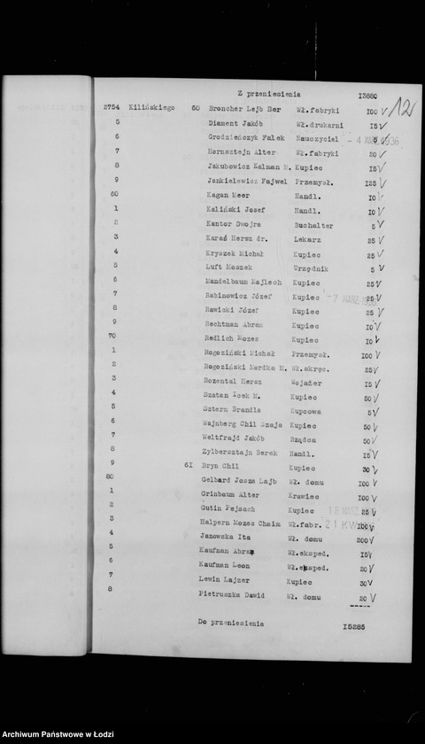 Obraz 16 z jednostki "Rejestr poborczy"