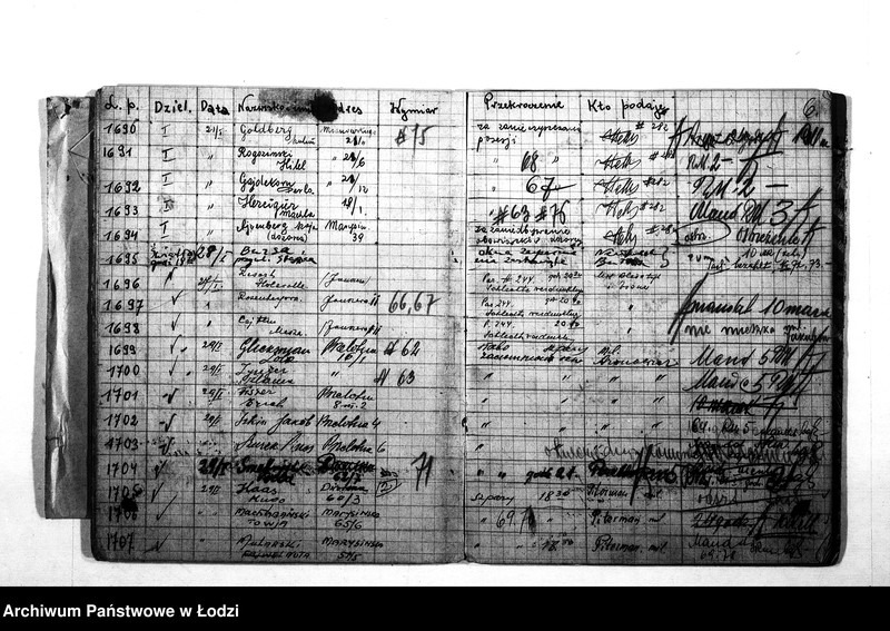 Obraz 9 z jednostki "Książka kar dzielnicowych IV rewiru [Kary doraźne - pieniężne i ostrzeżenia za drobne przekroczenia porządkowe]"