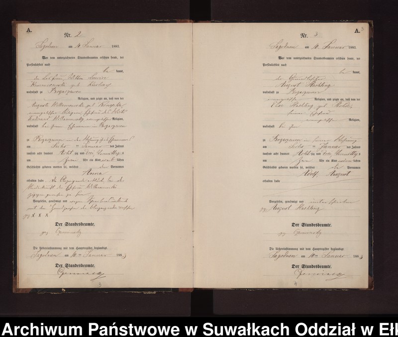 image.from.unit.number "Geburts-Neben-Register des Preussischen Standes-Amtes Rydzewen Kreis Loetzen"