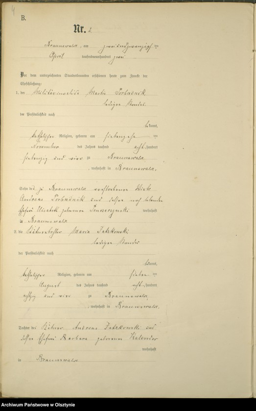 image.from.unit.number "Heiraths-Haupt-Register Nr 1 - 11"