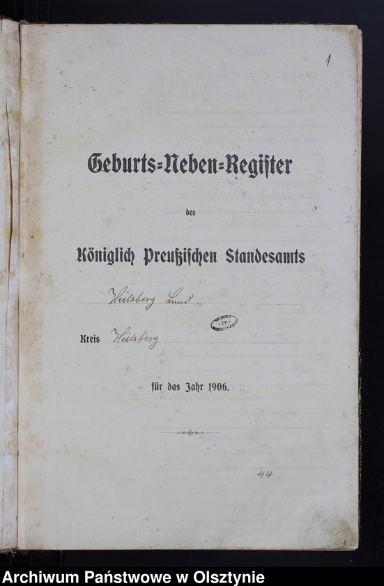 image.from.unit.number "Geburts -Neben-Register Nr.1-129"