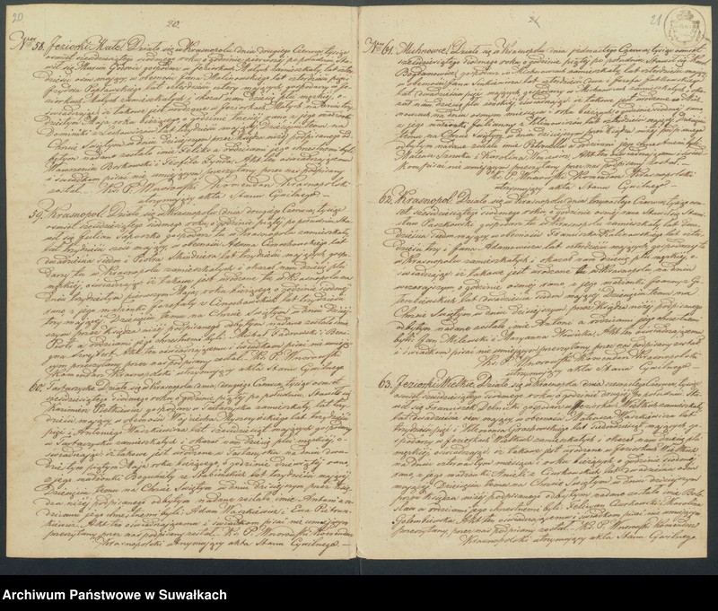 image.from.unit.number "Duplikat akt urodzonych, zaślubionych i zmarłych z Parafii Rzymako-Katolickiej Krasnopolskiej z Roku 1867"