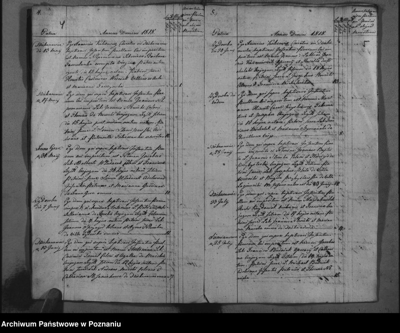 Obraz 5 z jednostki "Liber baptisatorum, copulatorum, mortuorum"