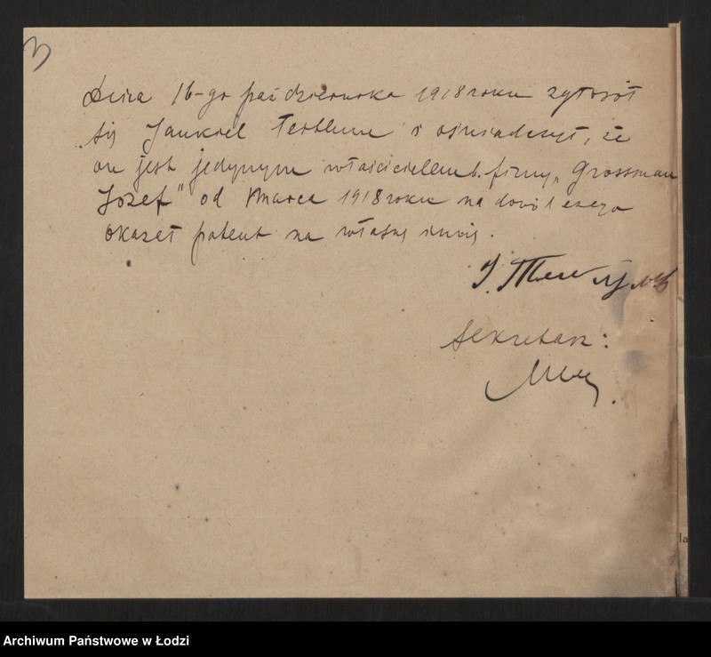 Obraz 5 z jednostki "Jankiel Teiblum- skład chustek"