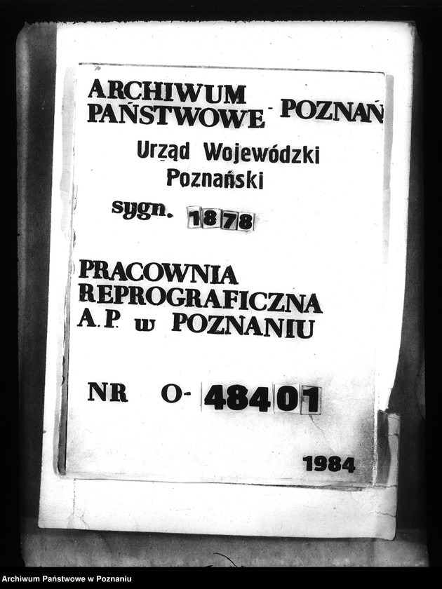 Obraz 1 z jednostki "Die Bildung einer Draenage-Genossenschaft in Buchwald Kreis Schroda Bukowy Las"