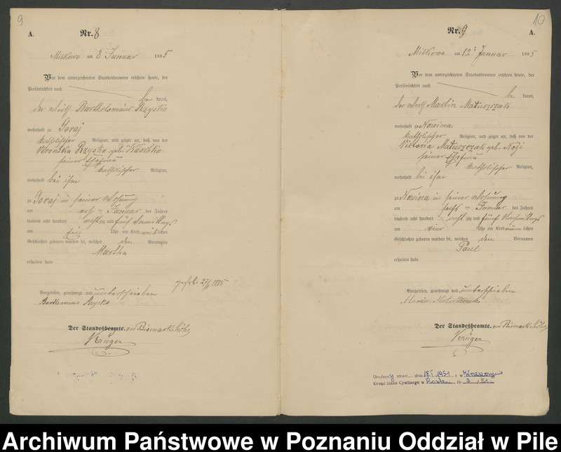 Obraz 8 z jednostki "Księga urodzeń"