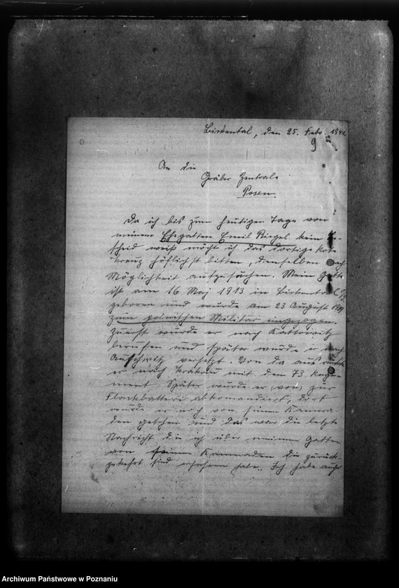 Obraz 13 z jednostki "Korespondencja w sprawie miejscowych Niemców z Wielkopolski i Śląska, którzy zginęli w 1939 roku"