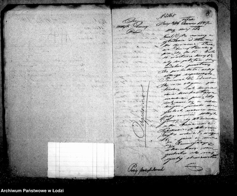 Obraz 17 z jednostki "Akta tyczące się pokątnych doradców"