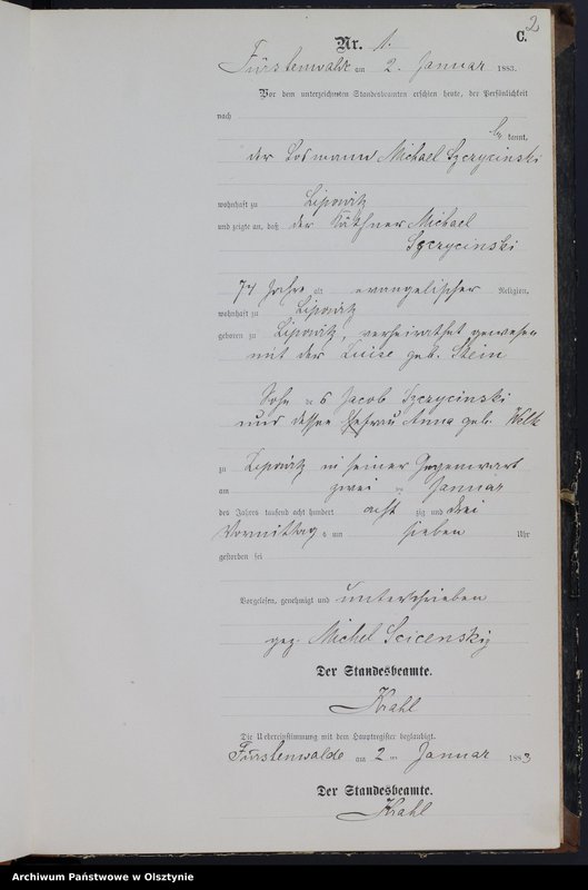 image.from.unit.number "Sterbe-Neben-Register Nr 1 - 188"