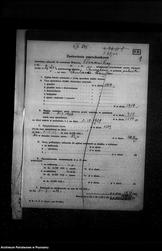 Obraz 5 z jednostki "Operat szacunkowy Chomętowo powiat szubiński"