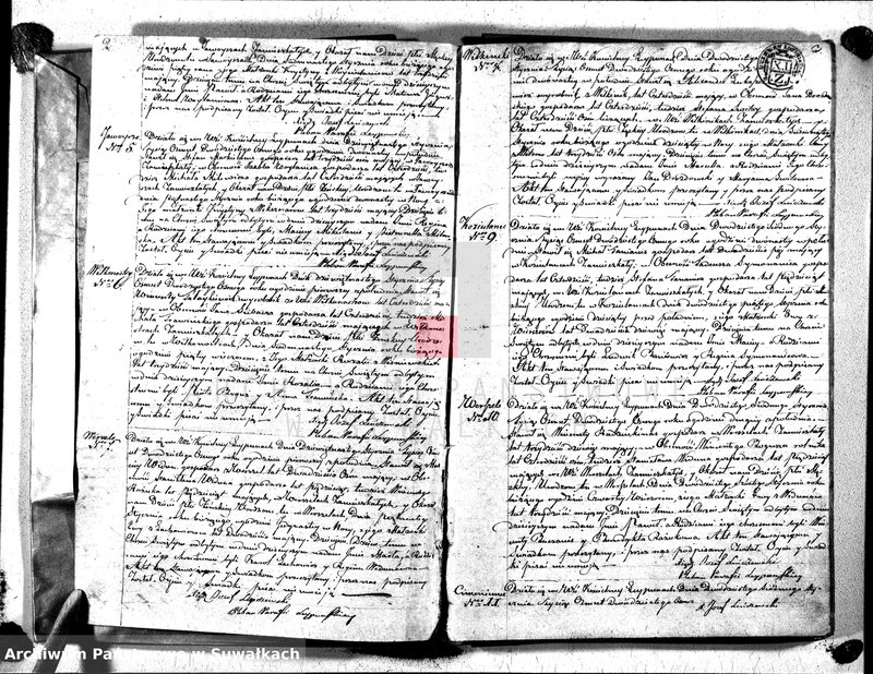 image.from.unit.number "Duplikat Aktów Urodzonych, Zaślibionych i Zmarłych Katolików Parafii Leypunskiey Roku 1828"