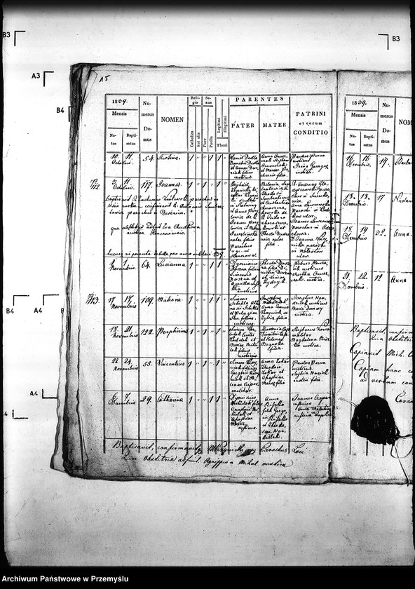 Obraz 19 z jednostki "[Kopie ksiąg metrykalnych parafii Hańczowa z filią Ropki (dekanat Gorlice)]"
