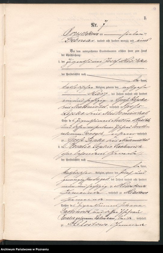 Obraz 16 z jednostki "Księga małżeństw"