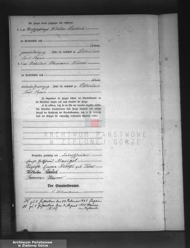 Obraz 13 z jednostki "[Księga aktów małżeństw]"