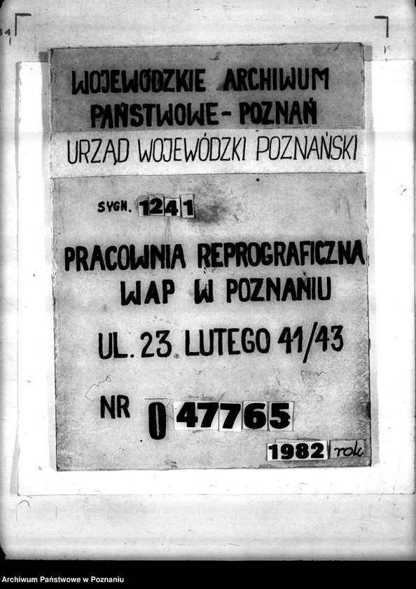 Obraz 1 z jednostki "/Niemieckie Towarzystwo Szkolne w Poznaniu/"