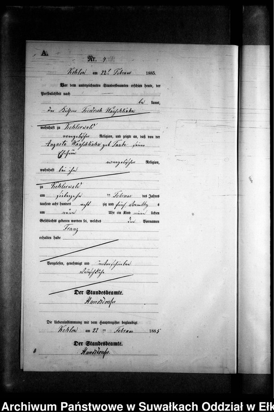 image.from.unit.number "Geburts-Neben-Register des Preussischen Standes-Amtes Kehlen Kreis Angerburg"