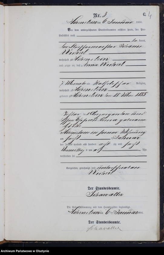 image.from.unit.number "Sterbe-Neben-Register Nr 1 - 73"