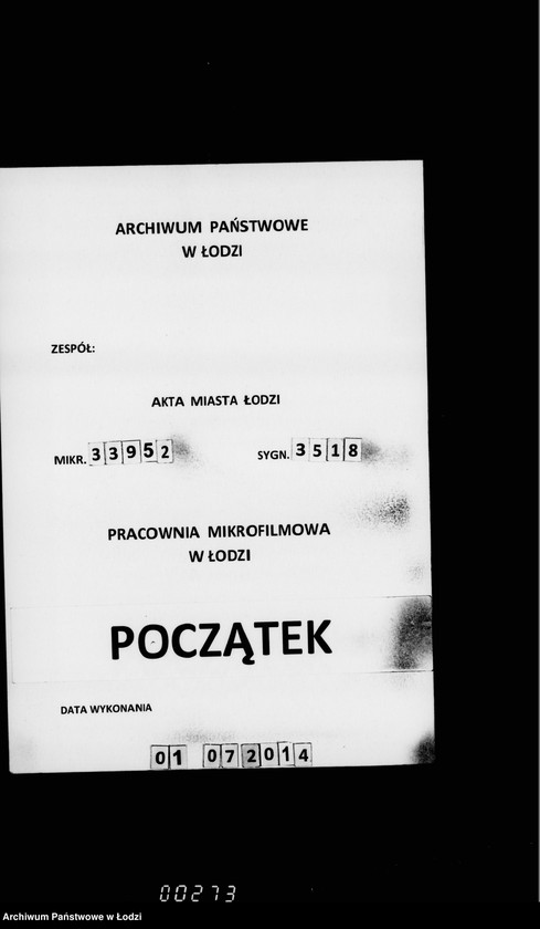 Obraz 1 z jednostki "O raschodach iz kredita 1904 g. na soderžanje v ispravnosti gorodskich sadov"