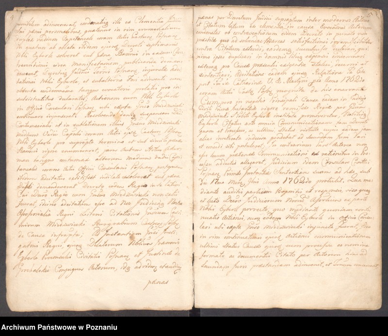 Obraz 7 z jednostki "Prothocollum nobilis officii consularis civitatis SR.Mtis Posnaniae sub notariatu nobilis Francisci Xaveri Prolewicz, SR.Mtis consiliarii, apostolici et officii praesentis notarii in anno domini 1768."