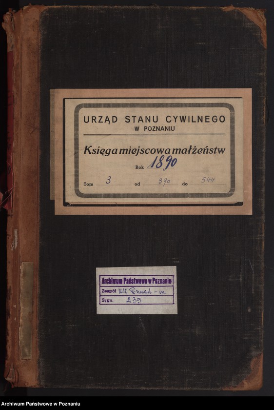 Obraz 2 z jednostki "Księga małżeństw t. III"