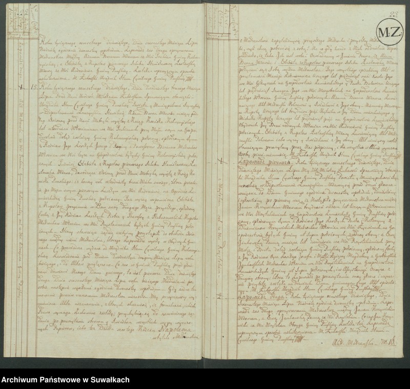 image.from.unit.number "Akta małżeństwa gminy puńskiey od 1-go maja 1809"