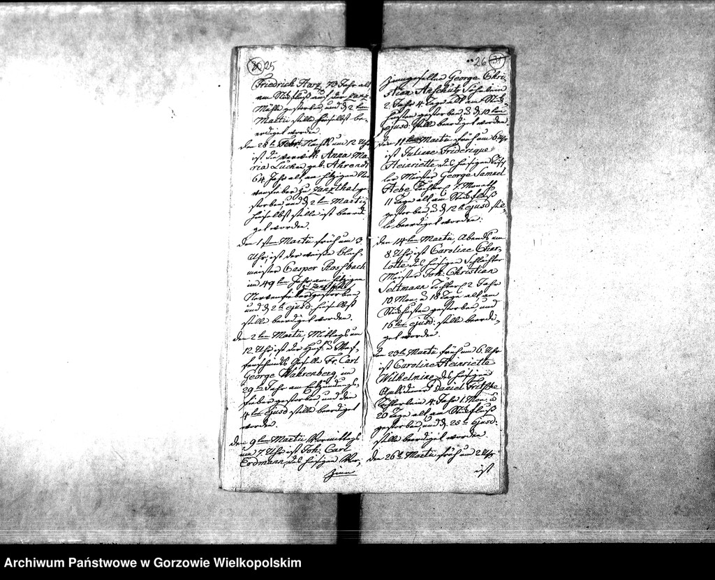 image.from.unit.number "Duplikate der Kirchenbücher von der Parochie Zanzhausen: Zanzhausen (Santoczno), Lotzen (Łośno), Rohrbruch (Rybakowo)"