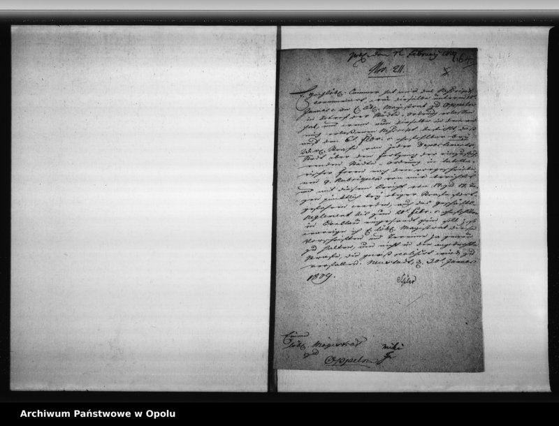Obraz 9 z jednostki "Acta des Magistrats zu Oppeln von der Einfürung der neuen Städte - Ordnung von 19-ten November 1808. Von der Wahl der Stadtverordneten und des neuen Magistrats 1809"