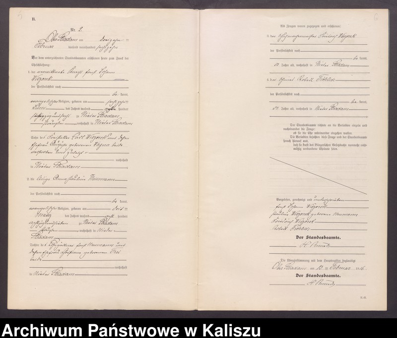 Obraz 5 z jednostki "[Księga małżeństw]"