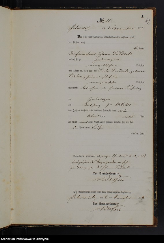 image.from.team "Urząd Stanu Cywilnego w Piotrowicach pow. iławski ( dawny pow. suski )"