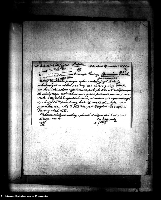 Obraz 7 z jednostki "Regulacja hipoteczna scalonych gruntów wsi Lisewo powiatu konińskiego"