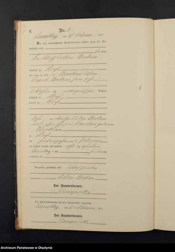 image.from.unit.number "Sterbe-Neben-Register Nr 1 - 87"